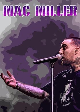 mac miller art poster 1