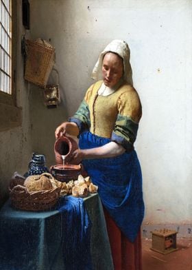 Vermeer The Milkmaid