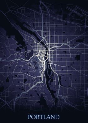 Portland Oregon Map