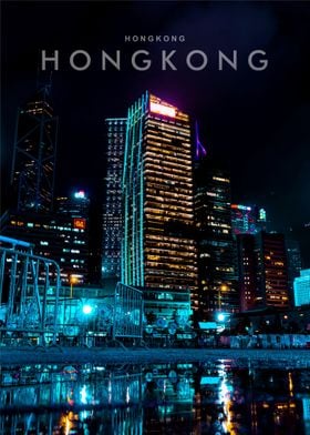 Hong Kong night view