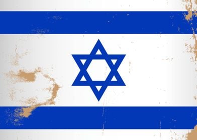 Israel Flag Grunge