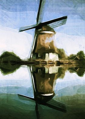 Windmill Of Netherlands