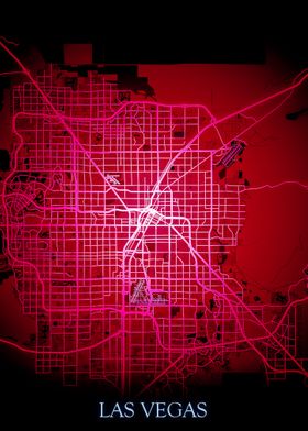 Las Vegas Red Map