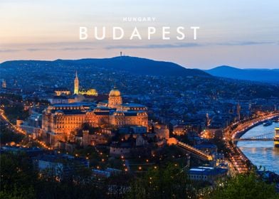 Budapest city night