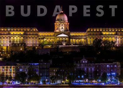 Budapest city night