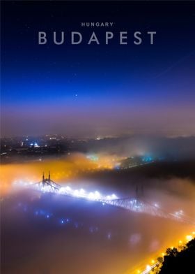 Budapest night view