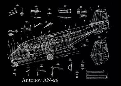 Antonov AN28 Blueprint