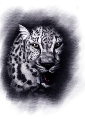 digital art Leopard