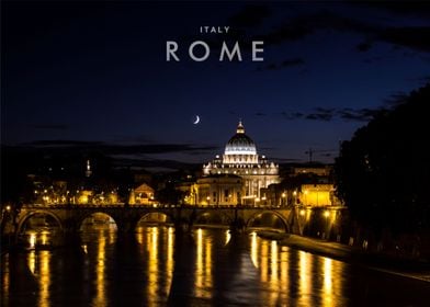 Rome city night