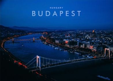 Budapest night view