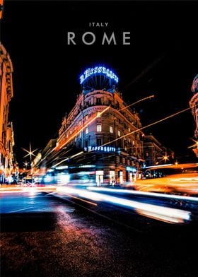 Rome night view