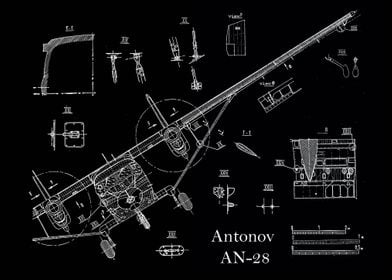 Antonov AN28 Blueprint