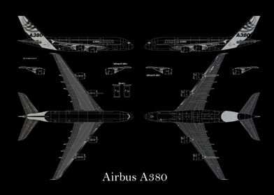 Airbus A380 Blueprint