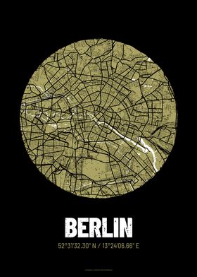 Berlin City Map Design