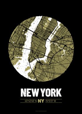 New York City Map Design