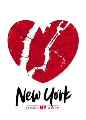 New York City Map Design