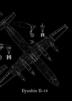 Ilyushin Il18 Blueprint