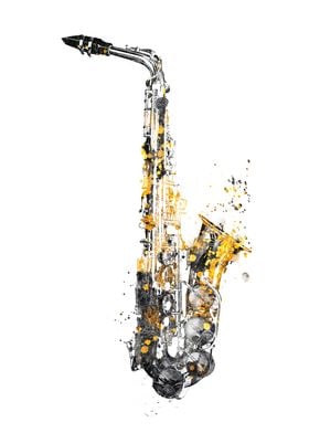 Saxophone music art