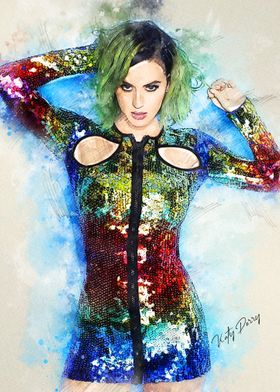 Katy Perry Water Sketch 