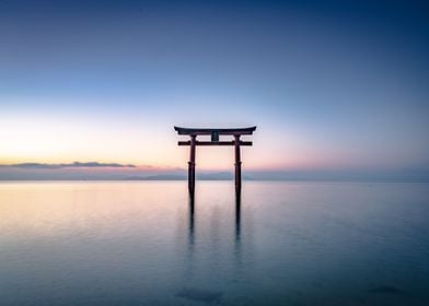 Sunrise on Lake Biwa