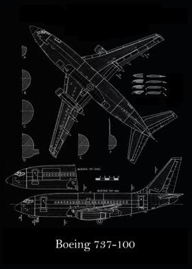 Boeing 737100 Blueprint