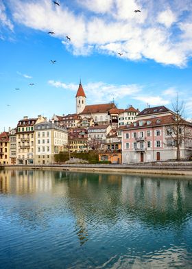 Town Thun in Switzerland