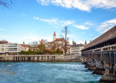 Town Thun in Switzerland