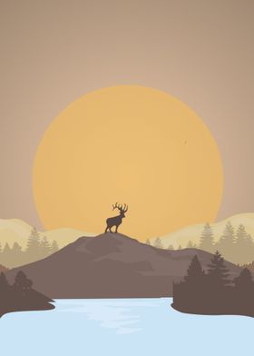 Deer Alone