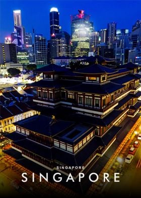 Singapore night view