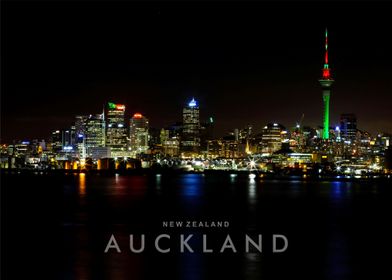 Auckland night view
