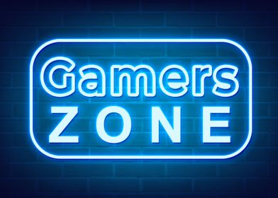 Gamer Zone neon Gamer Zone