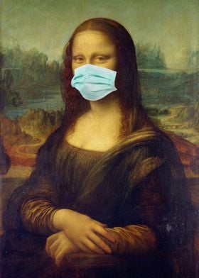 Monalisa mask corona