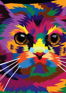 Cat on Wpap Artwork