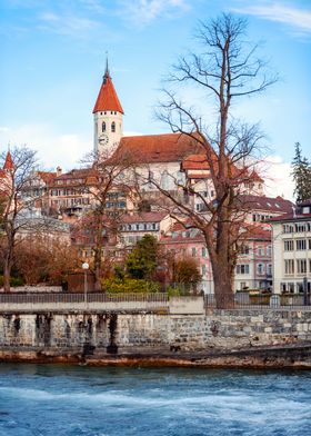 Town Thun in Switzerland