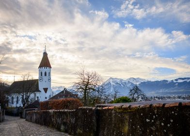 Town Thun in Switzerland