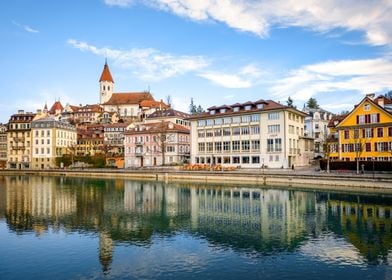 Town Thun in Switzerland