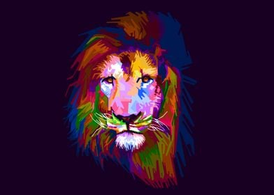 Lion in wpap