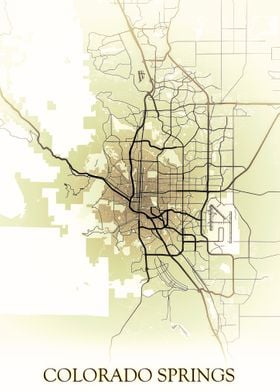 Colorado Springs City Map