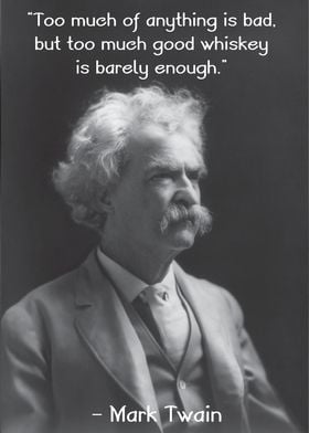 Mark Twain on Whiskey