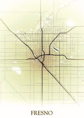 Fresno City Map