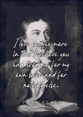 John Keats Quote 1