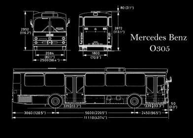 Mercedes Benz O305 1977 