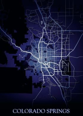 Colorado Springs City Map