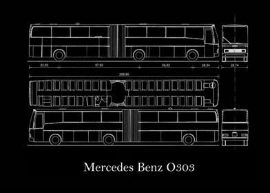 Mercedes Benz O303 1978 