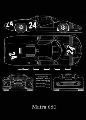 Matra 630 Blueprint