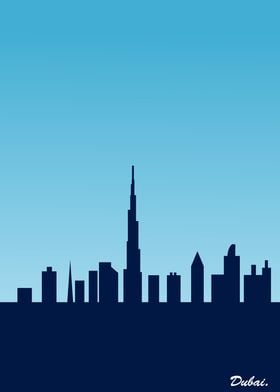 dubai flat design