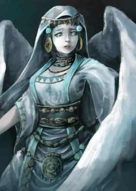 Goddess Of Destiny Poster By Fetus Squid Displate