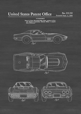 1968 Corvette Patent