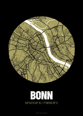 Bonn City Map Design