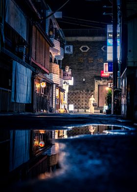 Back alley in Kyoto